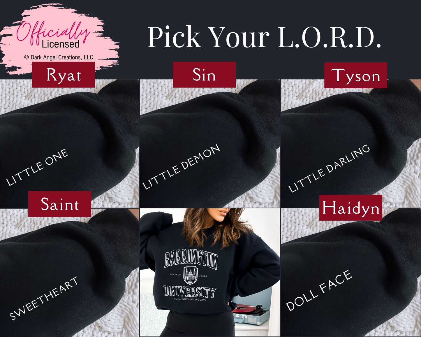 Officially Licensed Barrington University Sweatshirt