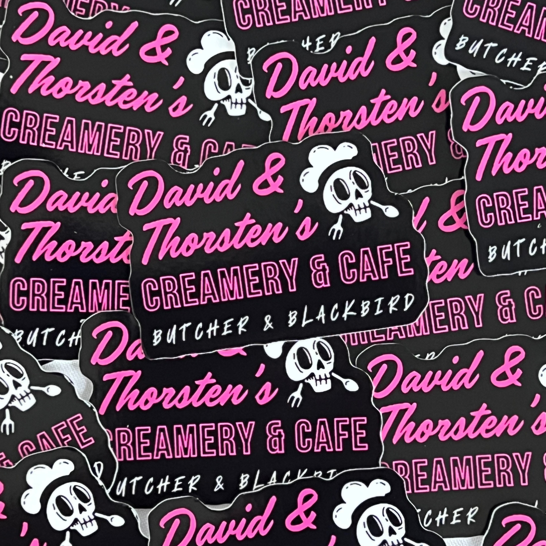 Officially Licensed Butcher & Blackbird Pack Stickers