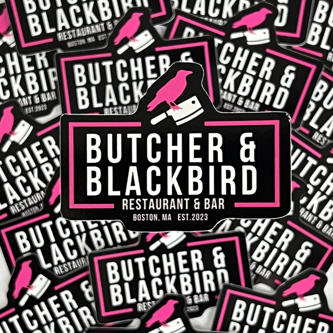 Officially Licensed Butcher & Blackbird Sticker
