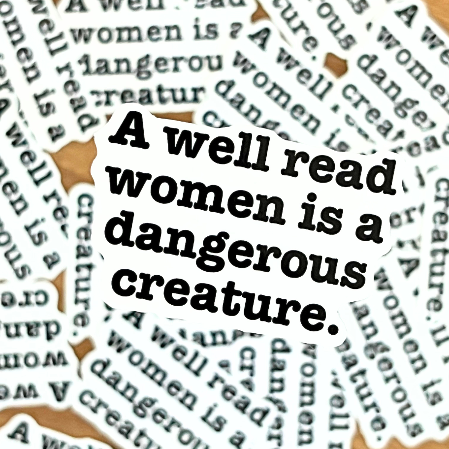 Well Read Women Sticker