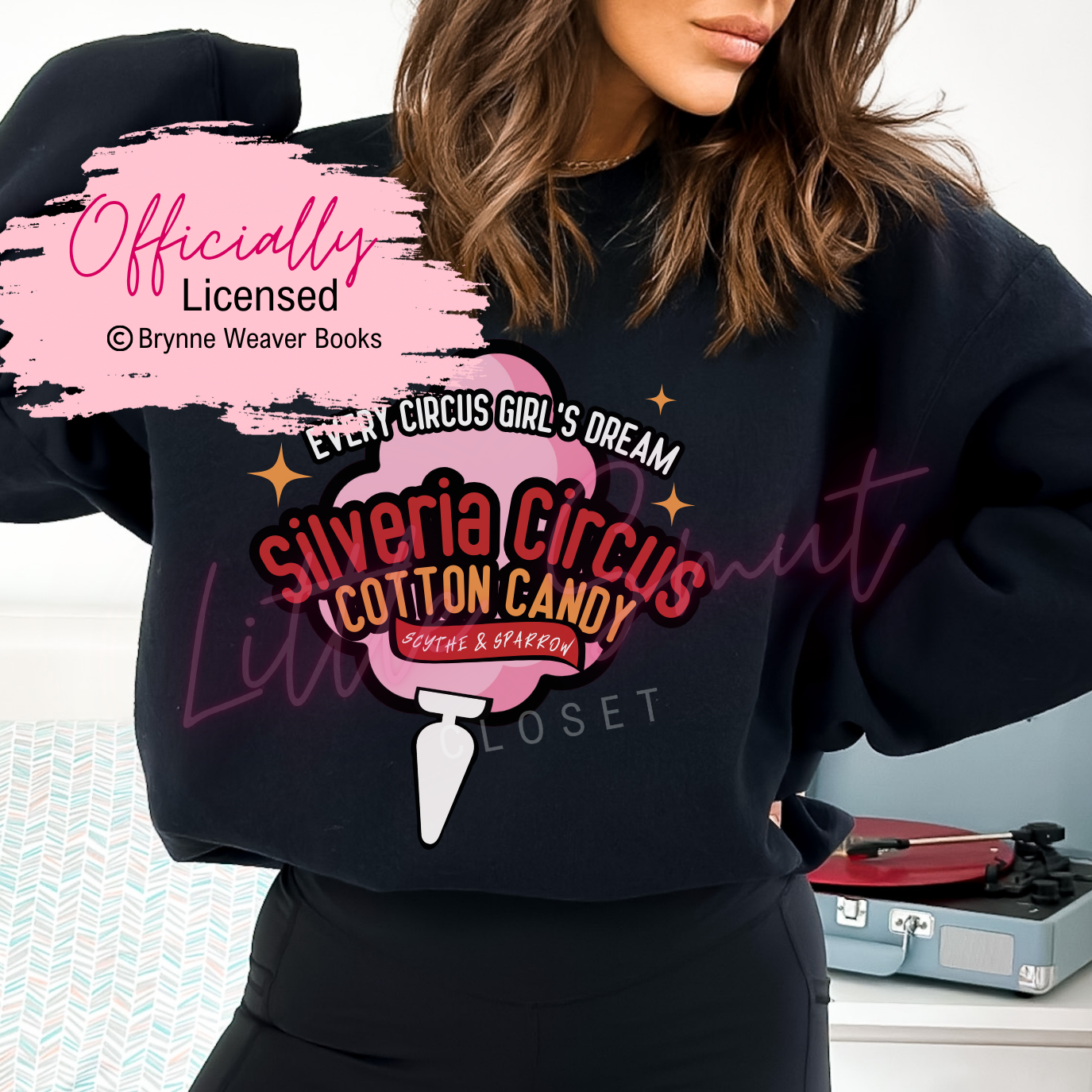 Officially Licensed Brynne Weaver Cotton Candy Scythe & Sparrow Sweatshirt