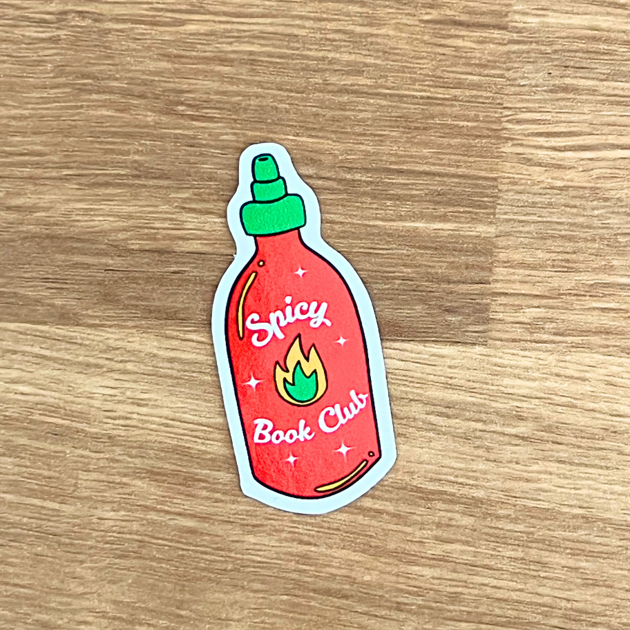 Spicy Book Club Sticker