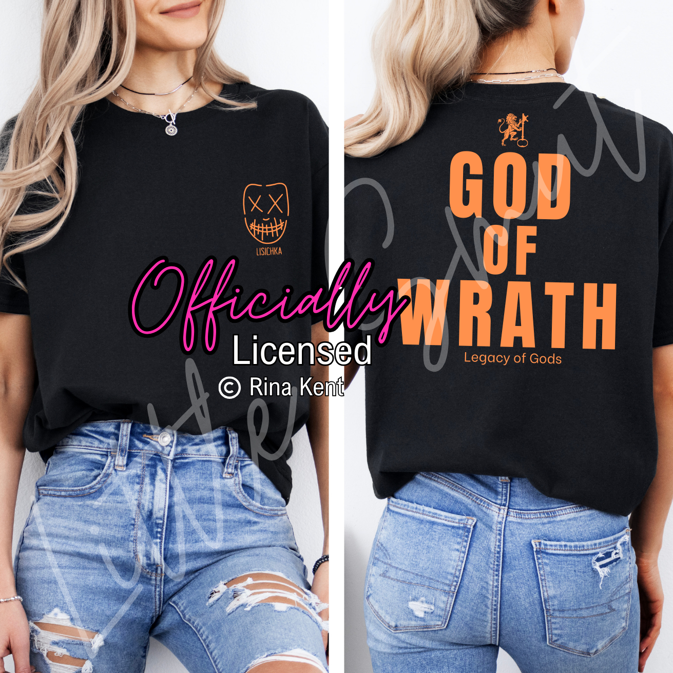 Officially Licensed Rina Kent God Of Wrath Shirt