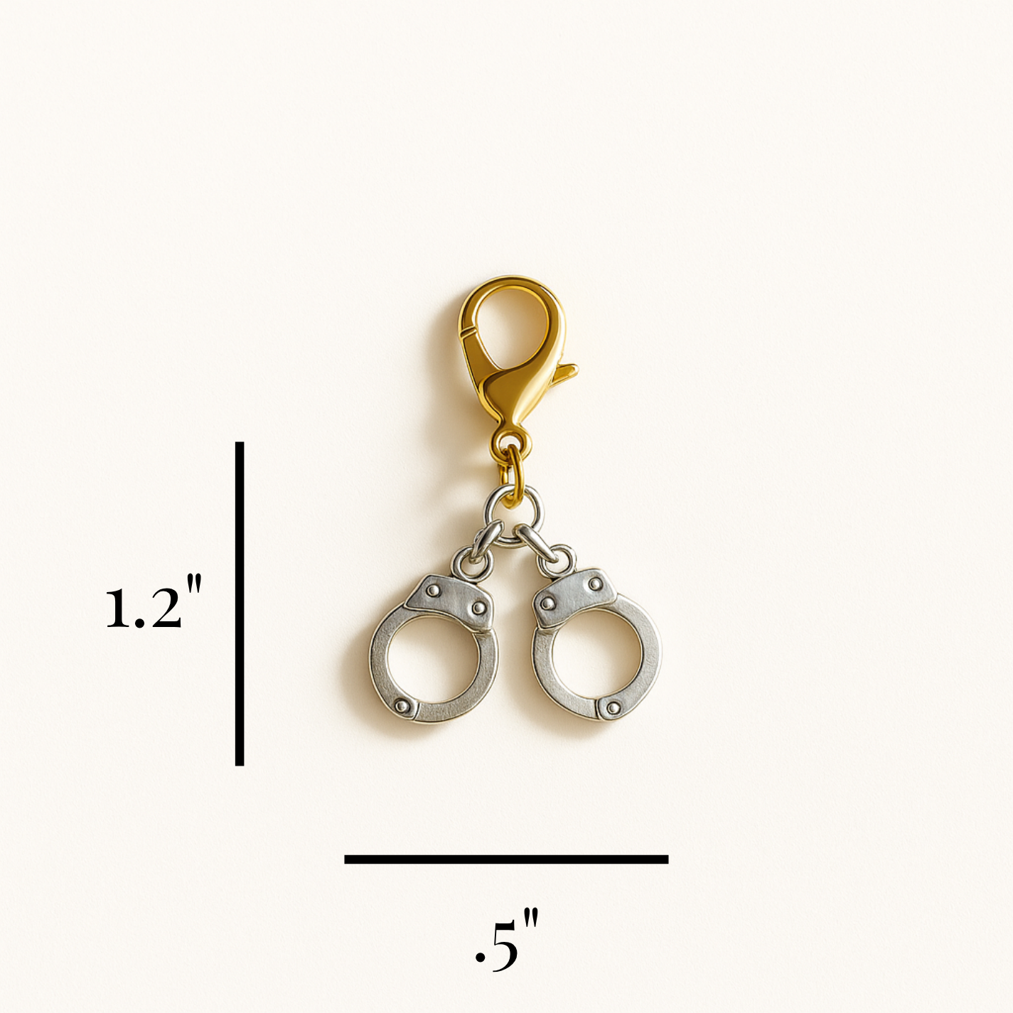 Hand Cuffs Kindle Charm