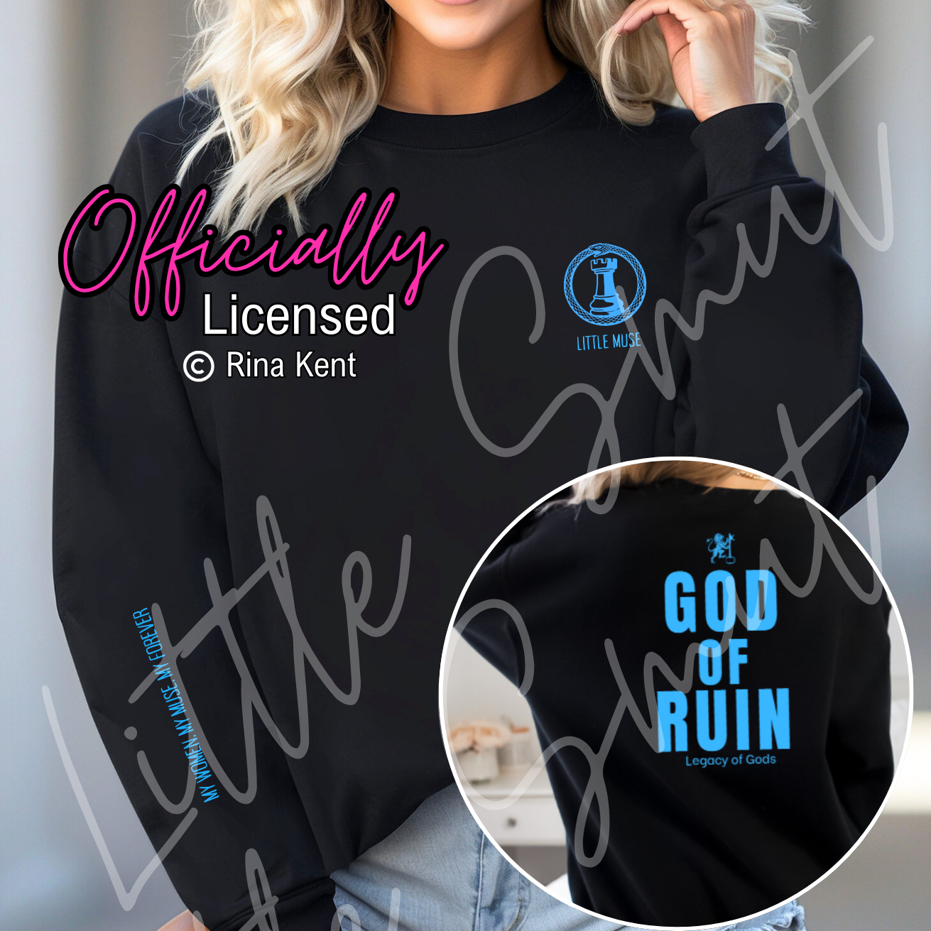 Officially Licensed Rina Kent God Of Ruin Sweatshirt