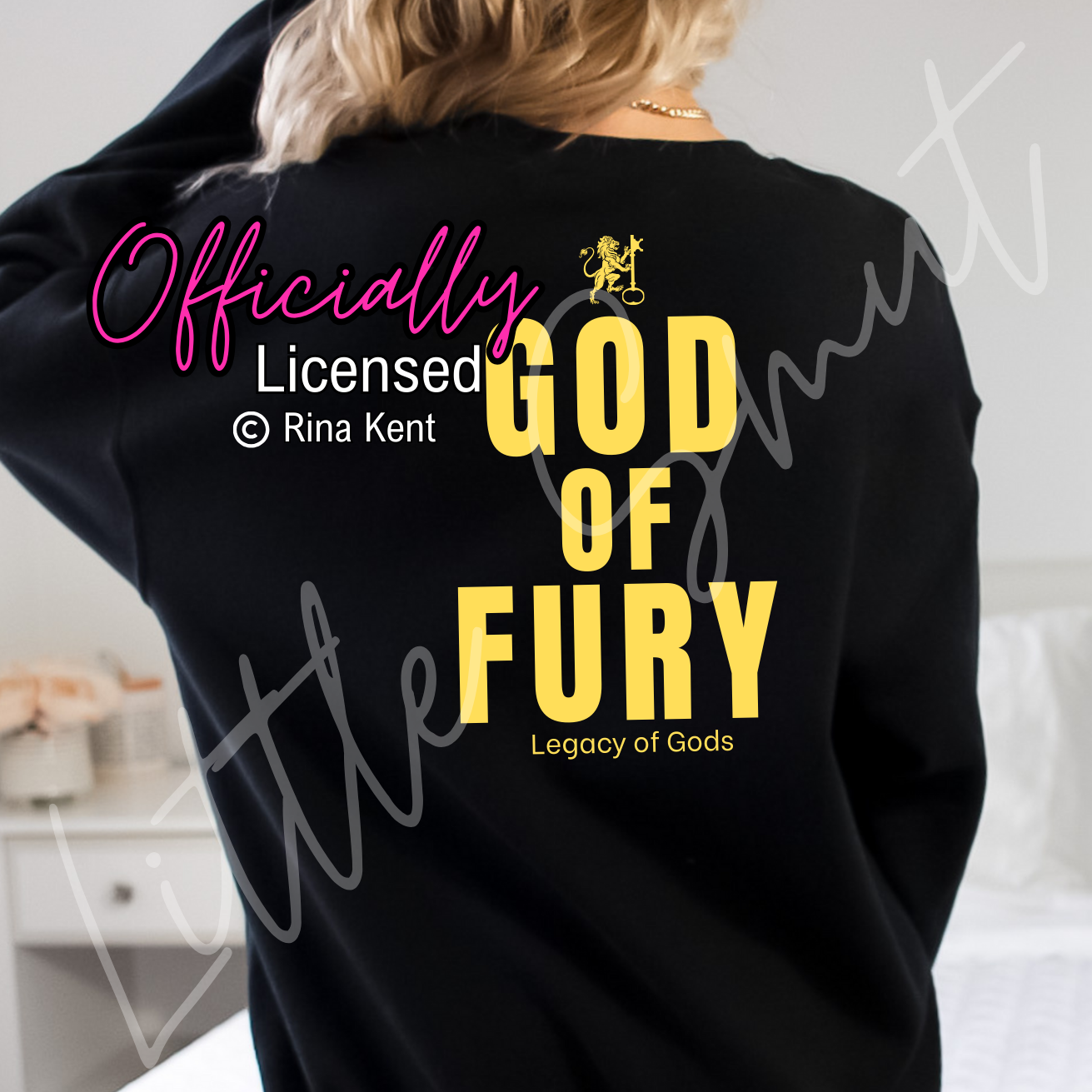 Officially Licensed Rina Kent God Of Fury Sweatshirt
