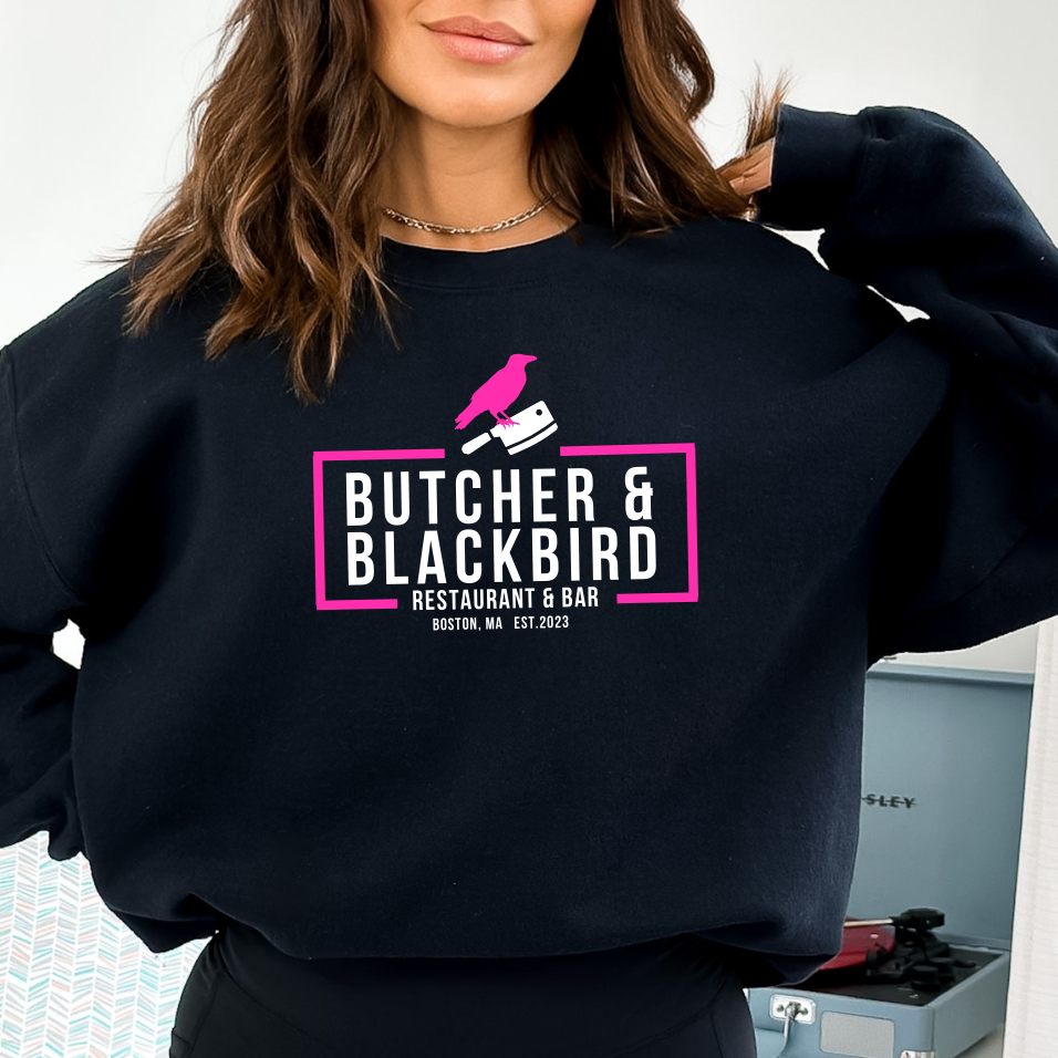 Officially Licensed Brynne Weaver Trigger Warning Butcher & Blackbird Sweatshirt