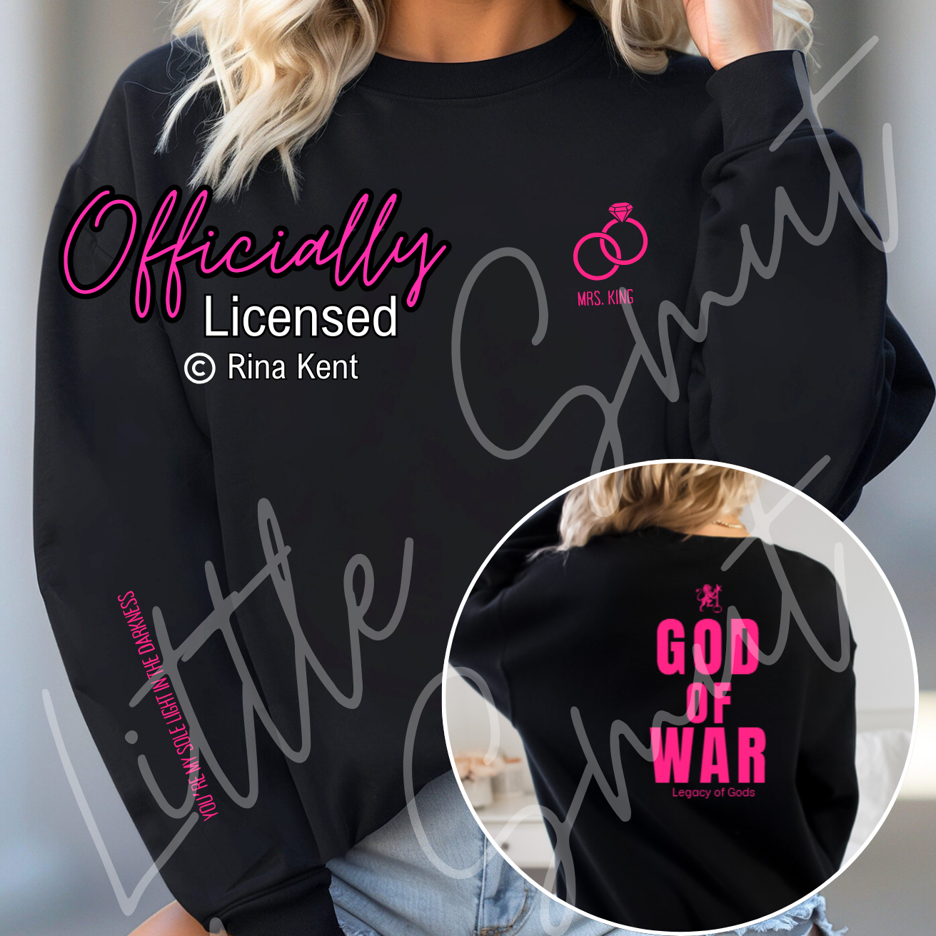 Officially Licensed Rina Kent God Of War Sweatshirt