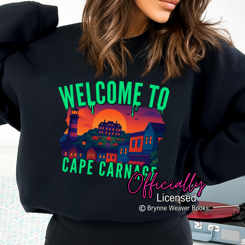 Officially Licensed Brynne Weaver Cape Carnage Trigger Warning Sweatsh officially-licensed-brynne-weaver-cape-carnage-trigger-warning-sweatsh