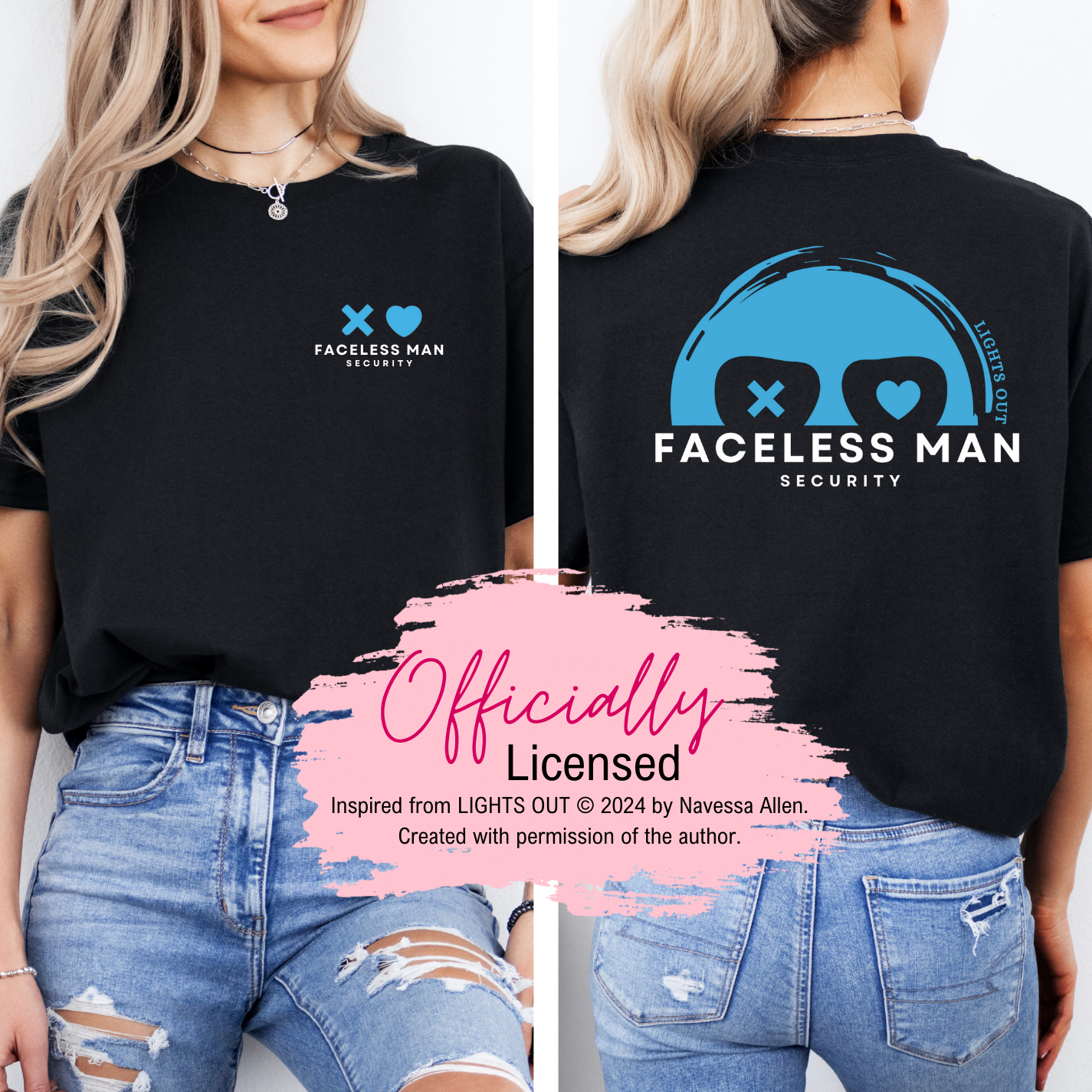 Officially Licensed Lights Out Book - Navessa Allen - Into Darkness - Shirt - Book Merch - Dark Romance