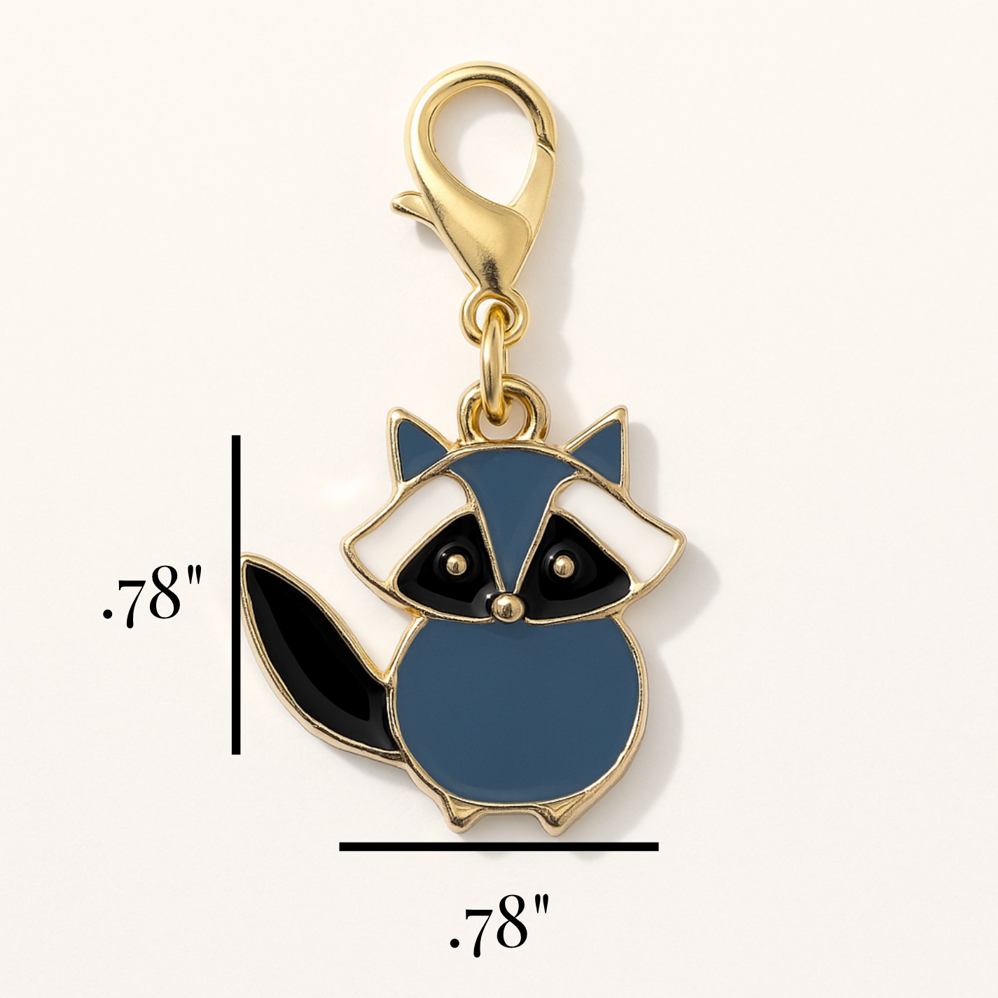 Raccoon Kindle Charm