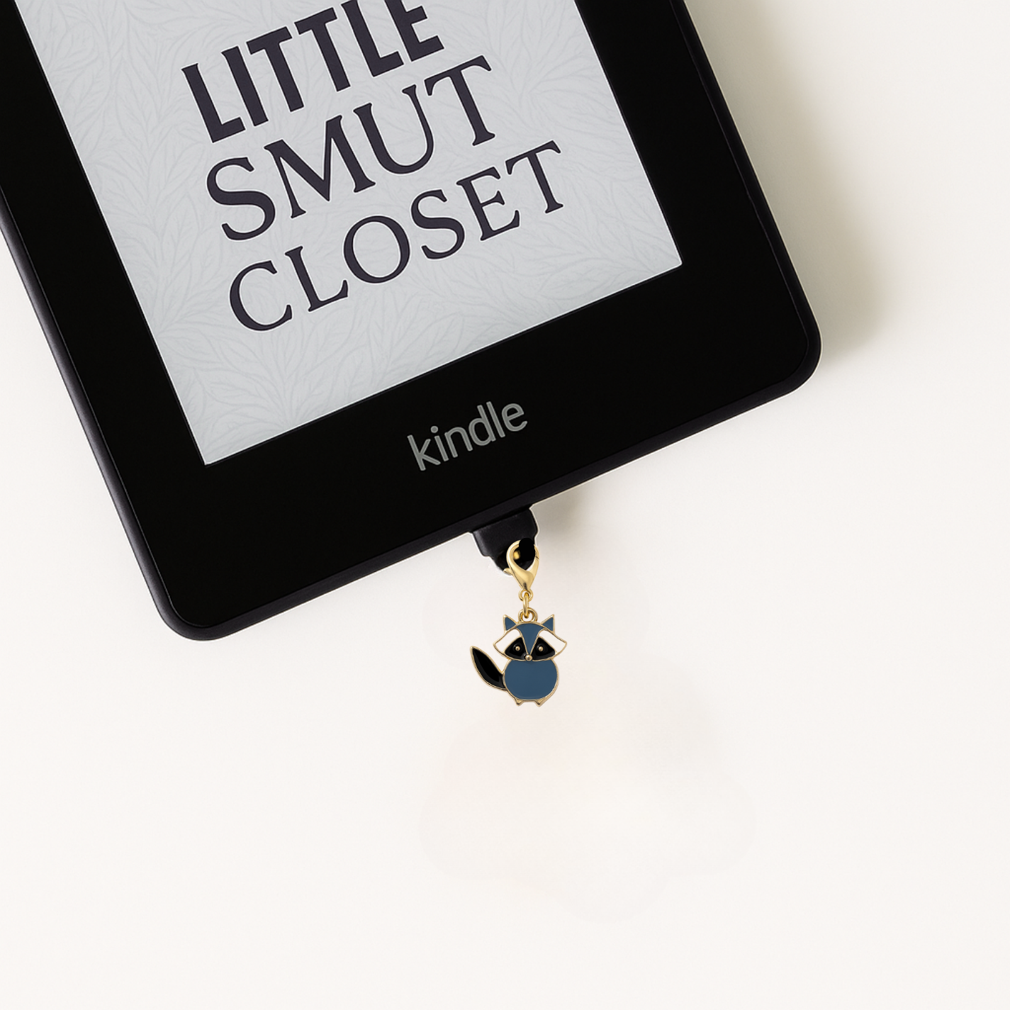 Raccoon Kindle Charm
