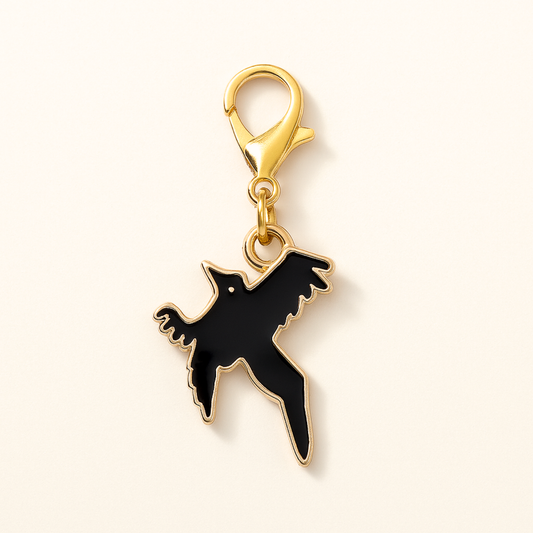 Raven Kindle Charm