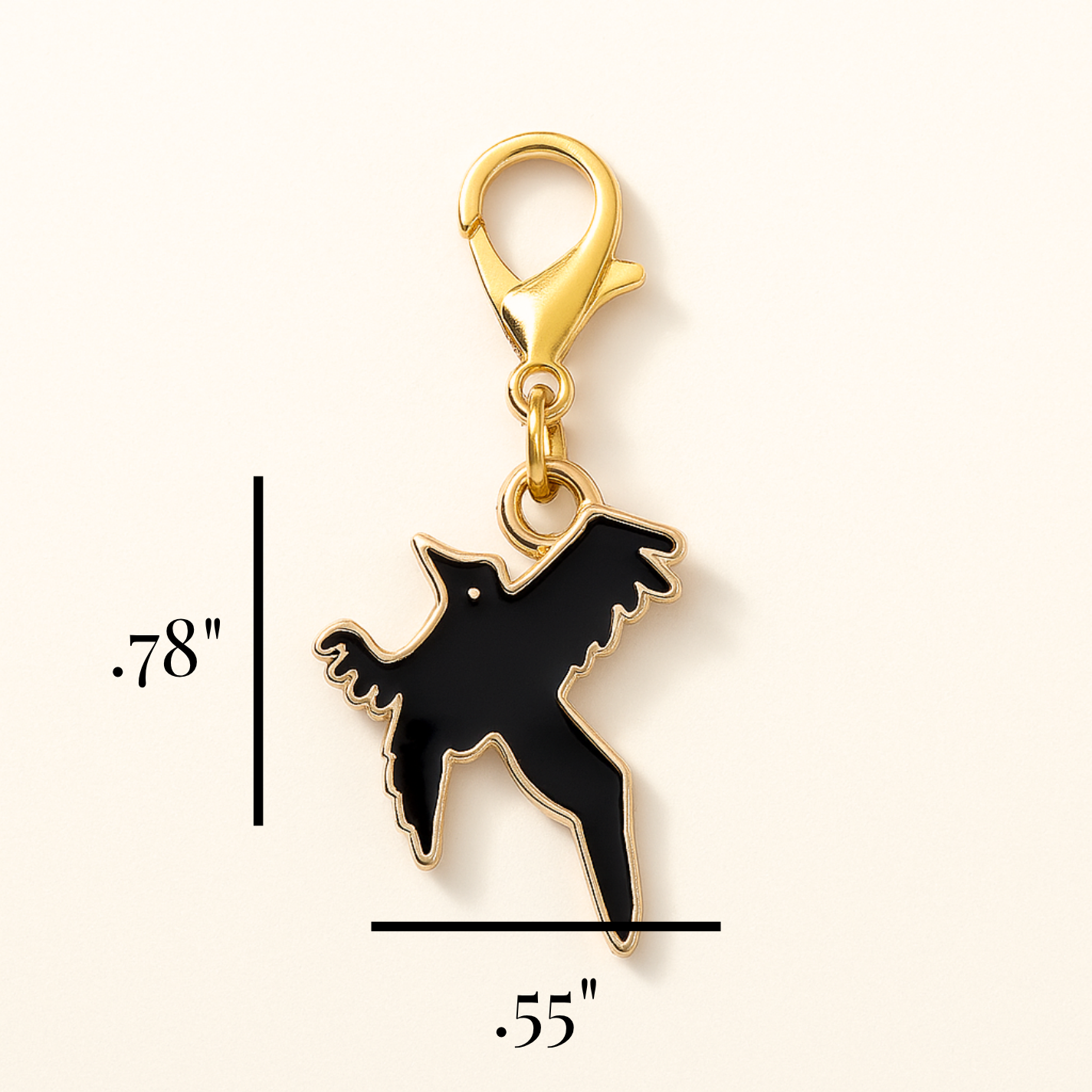 Raven Kindle Charm
