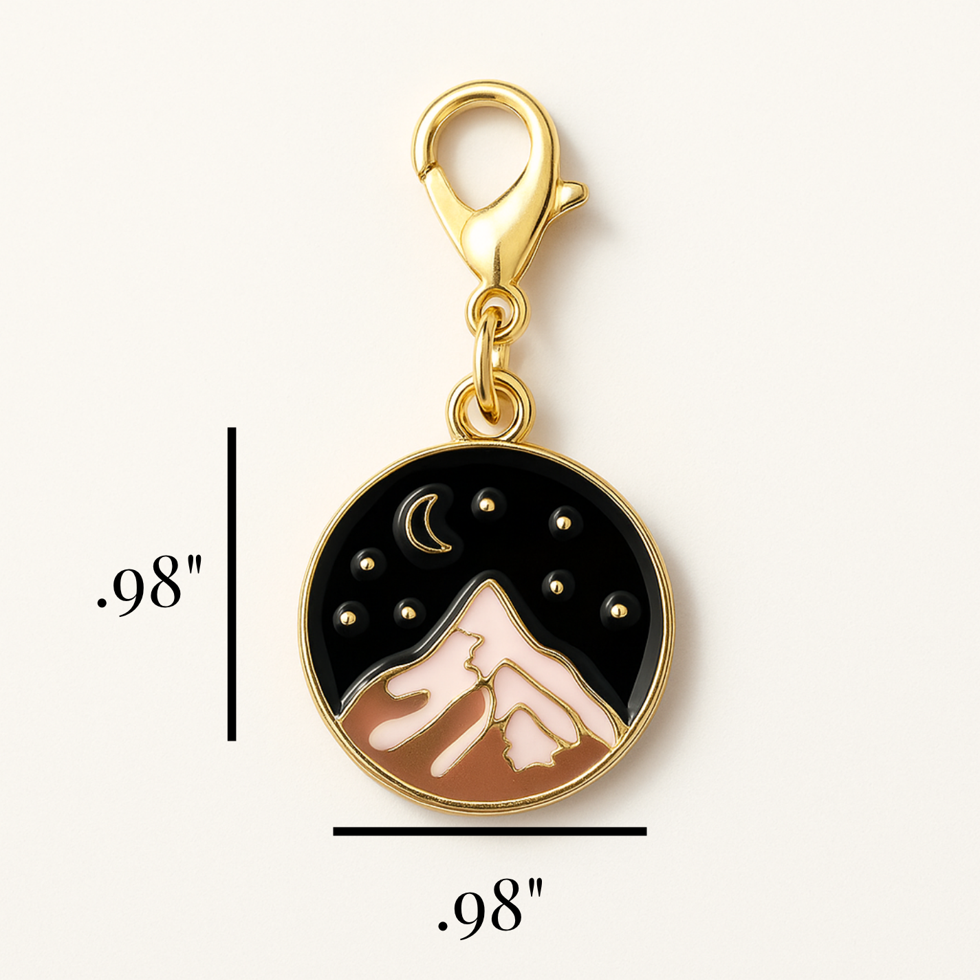 Mountain Kindle Charm