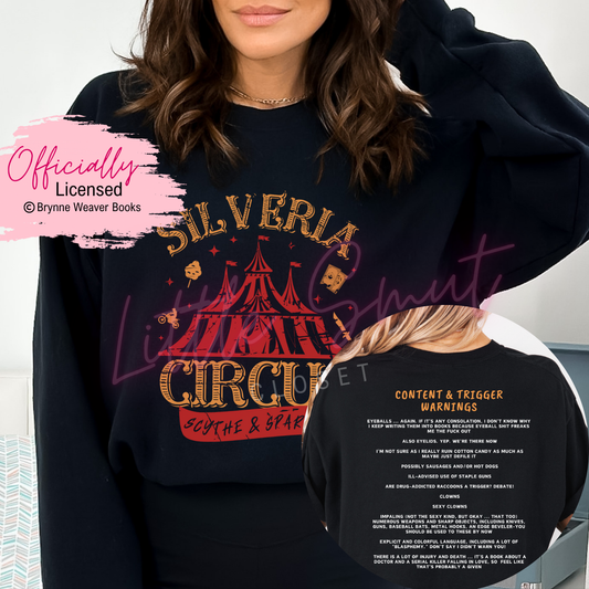 Officially Licensed Brynne Weaver Trigger Warning Scythe & Sparrow Sweatshirt