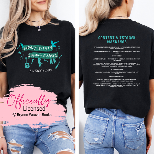 Officially Licensed Brynne Weaver Trigger Warnings Leather & Lark Shirt