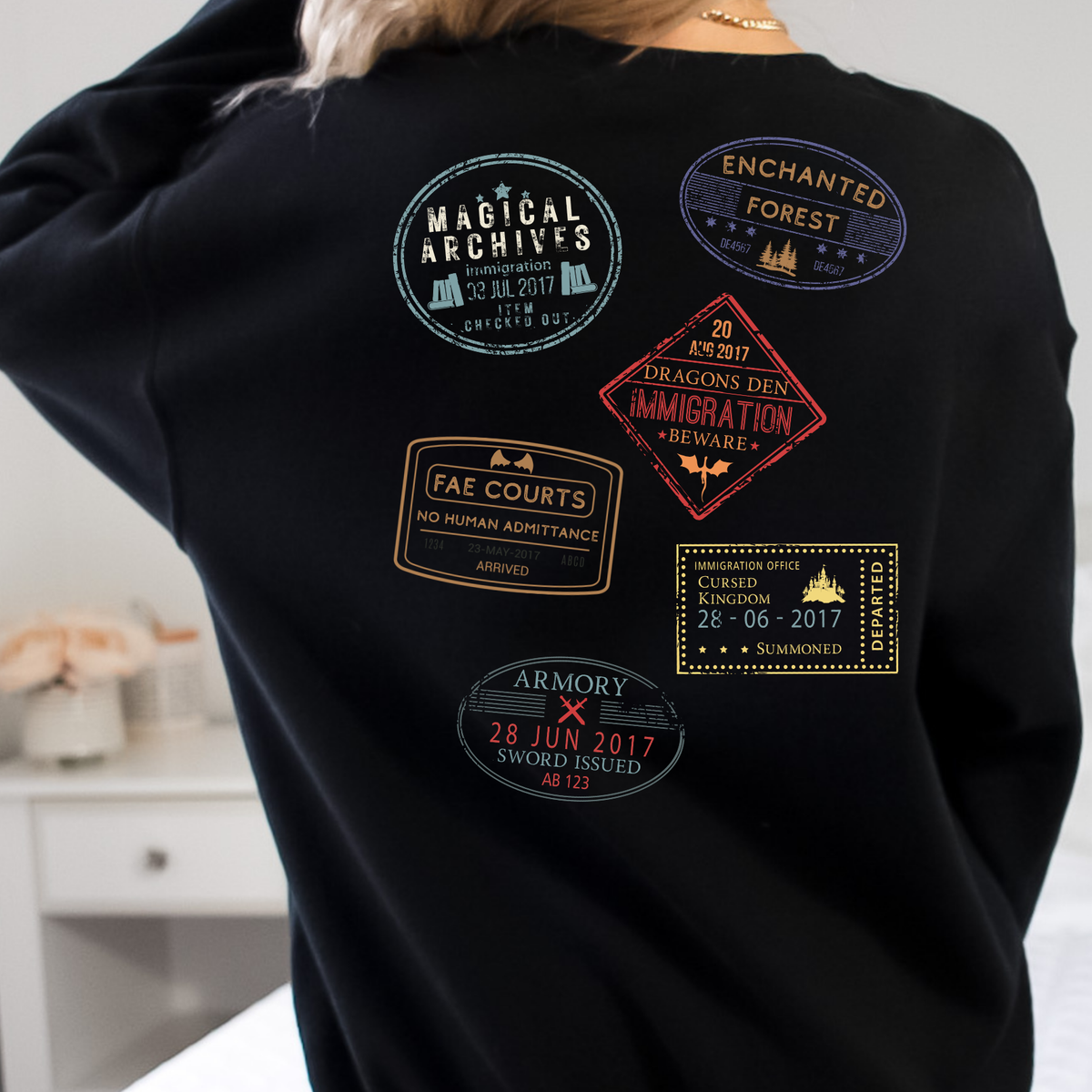 Romantasy Travel Co. Front & Back Sweathirt