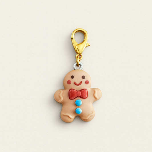 Holiday Gingerbread Man Kindle Charm