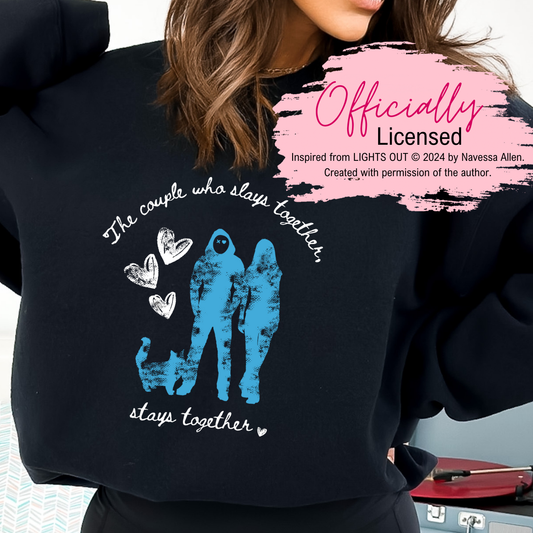 Officially Licensed Lights Out Book - Navessa Allen - A Couple Who Slays Together Stays Together - Sweatshirt - Book Merch - Dark Romance