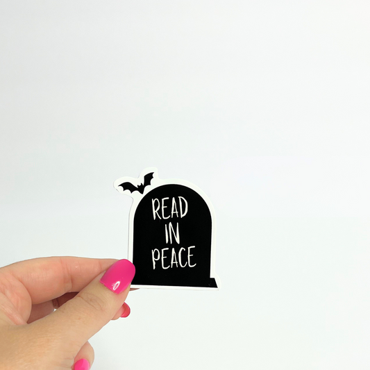 Read In Piece Sticker