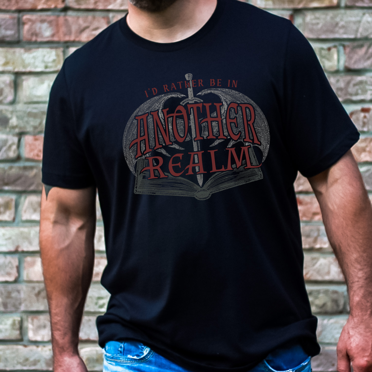 I’d Rather Be in Another Realm Romantasy Shirt