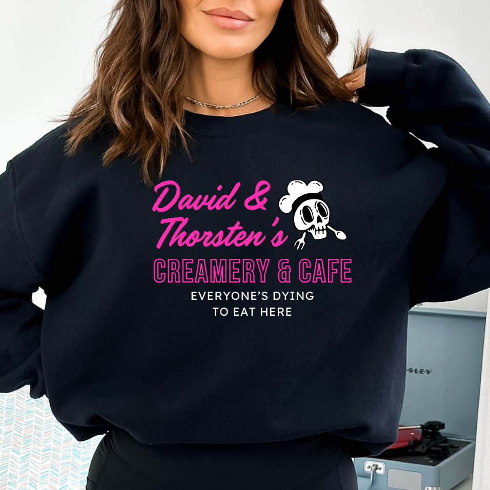 Officially Licensed Brynne Weaver Creamery Butcher & Blackbird Sweatshirt