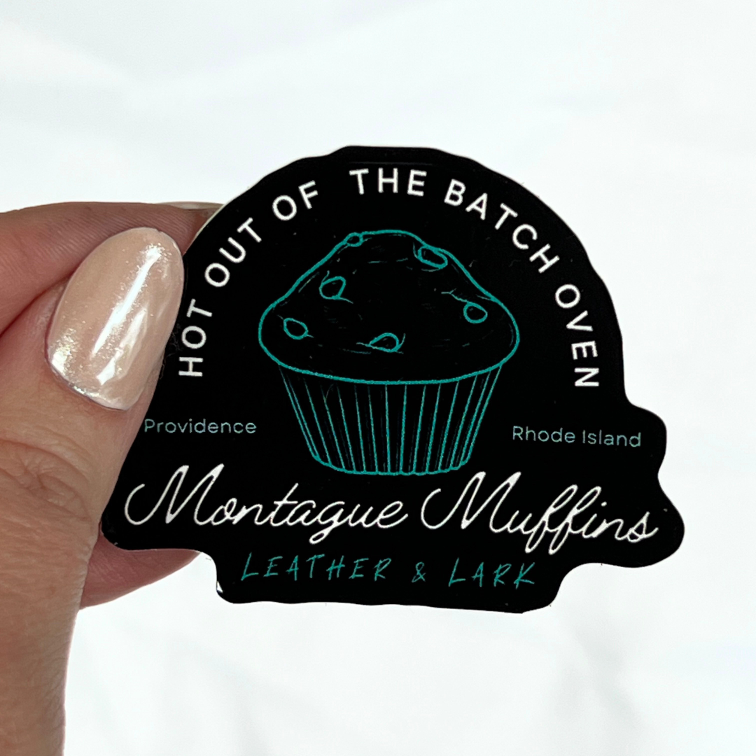 Officially Licensed Leather & Lark Muffin Sticker