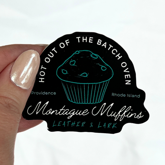Officially Licensed Leather & Lark Muffin Sticker