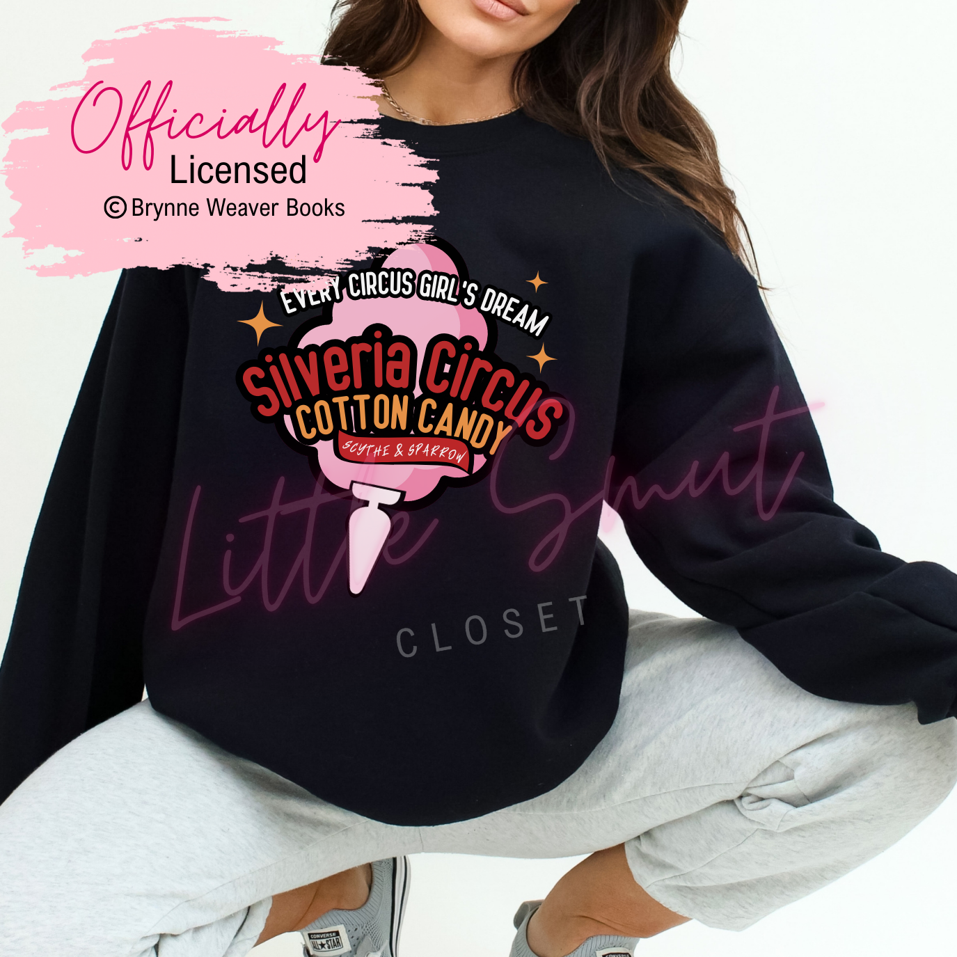Officially Licensed Brynne Weaver Cotton Candy Scythe & Sparrow Sweatshirt