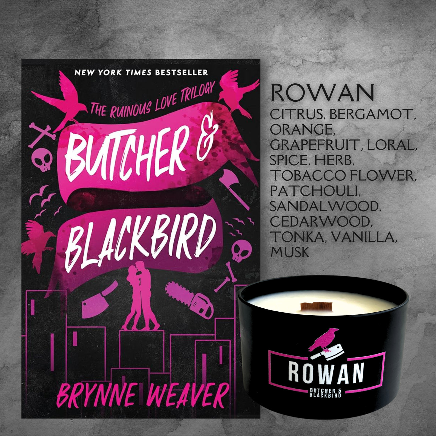 Ruinous Love Trilogy Candle Set  Brynne Weaver