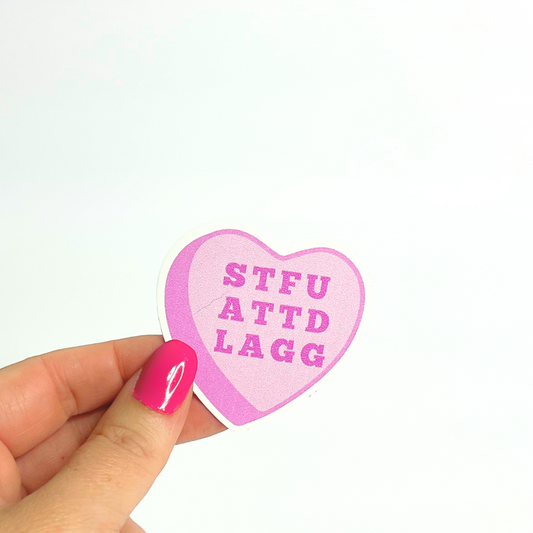 STFUATTDLAGG Candy Sticker