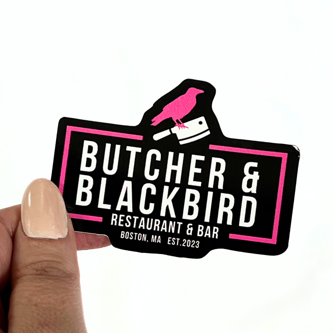 Officially Licensed Butcher & Blackbird Sticker