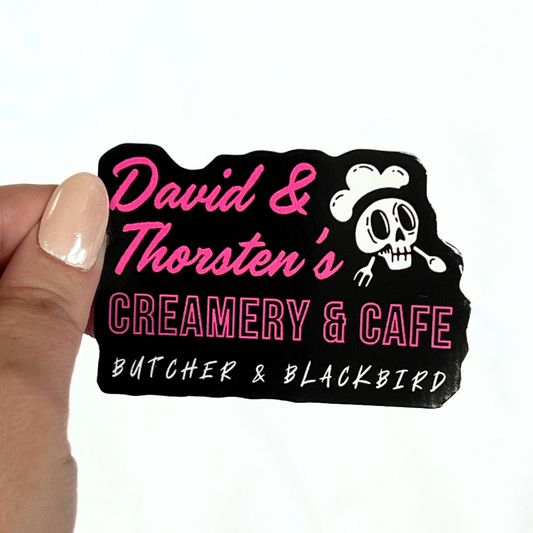 Officially Licensed Butcher & Blackbird Creamery Sticker