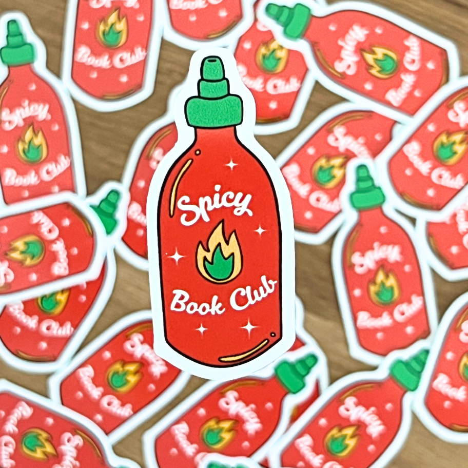 Spicy Book Club Sticker