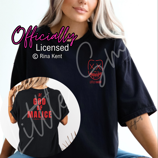 Officially Licensed Rina Kent God Of Malice Shirt