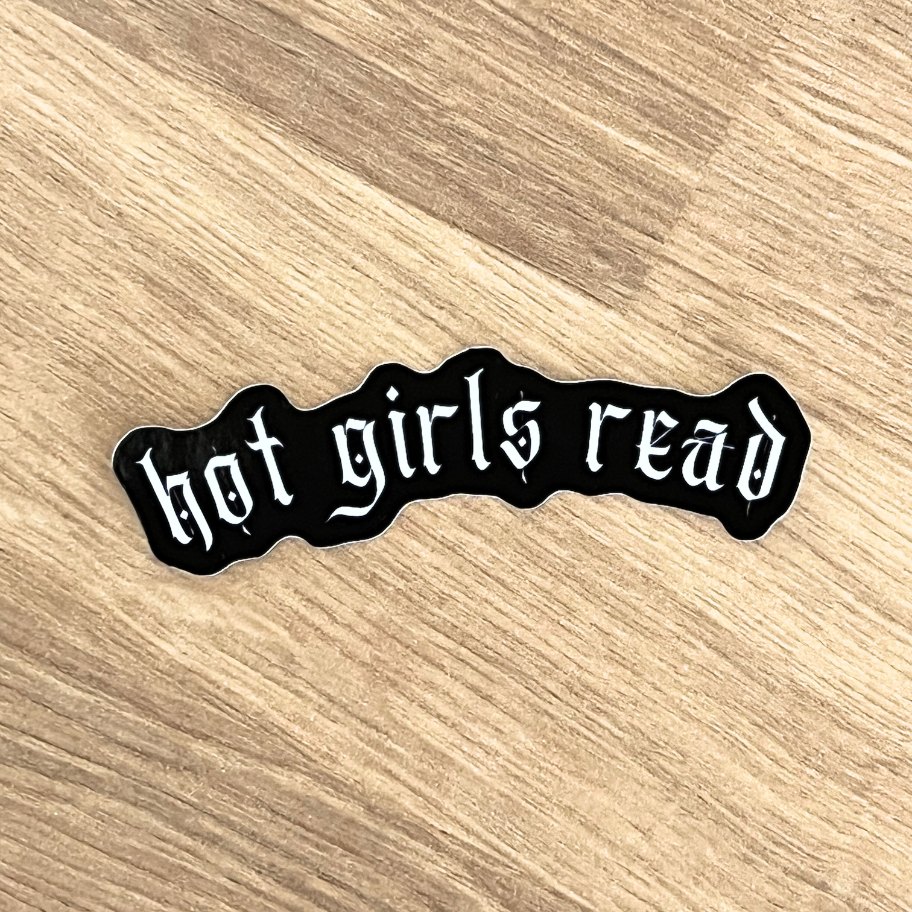 Hot Girls Read Sticker