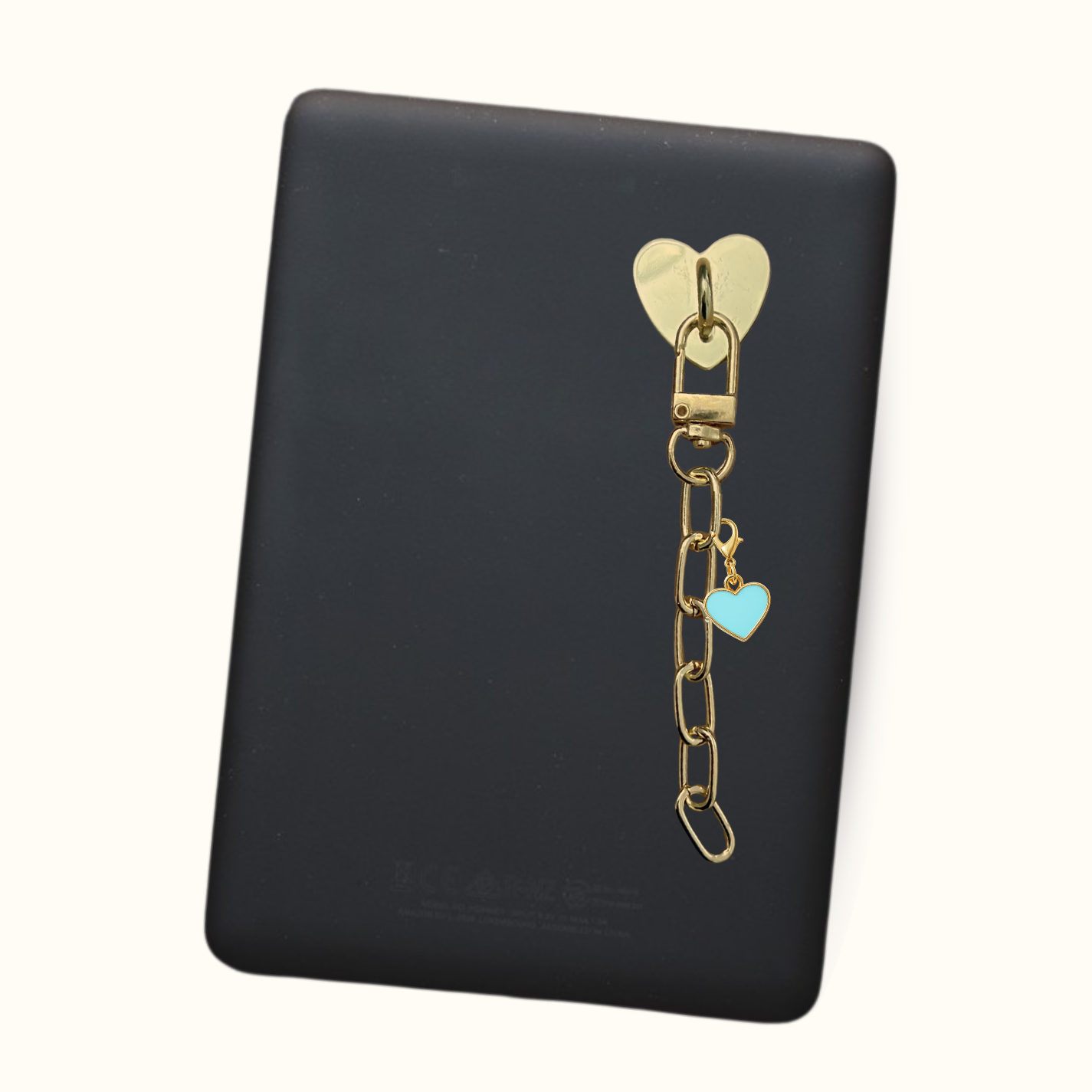 Blue Heart Kindle Charm