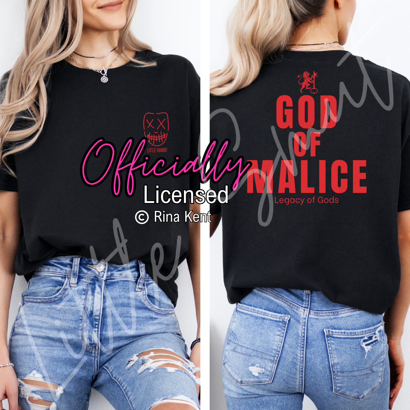 Officially Licensed Rina Kent God Of Malice Shirt