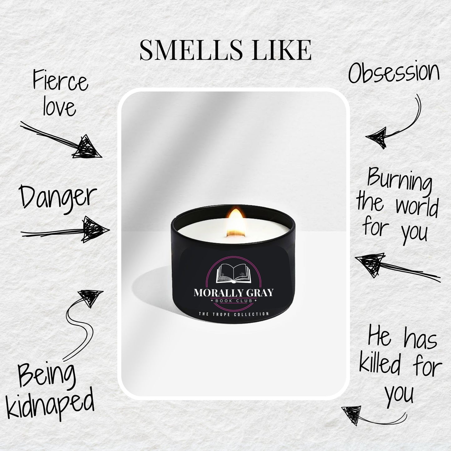 Morally Gray Candle - The Trope Collection 9 oz