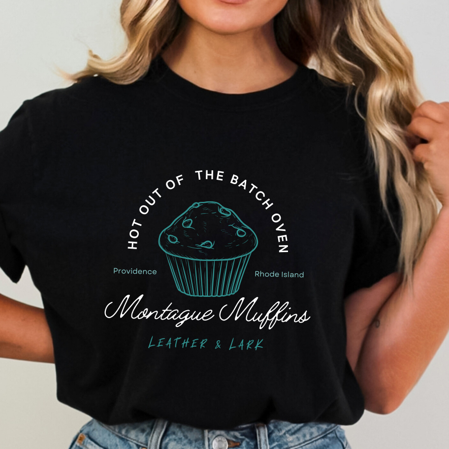Officially Licensed Brynne Weaver Leather and Lark Montague Muffins Shirt