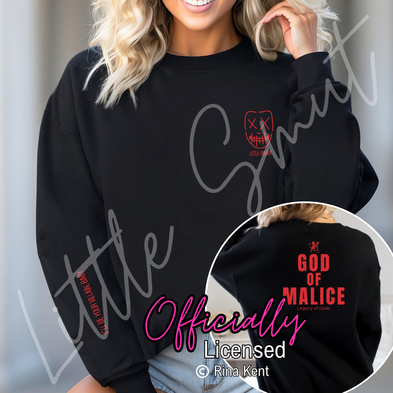 Officially Licensed Rina Kent God Of Malice Sweatshirt