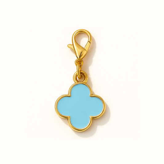 Blue X Kindle Charm