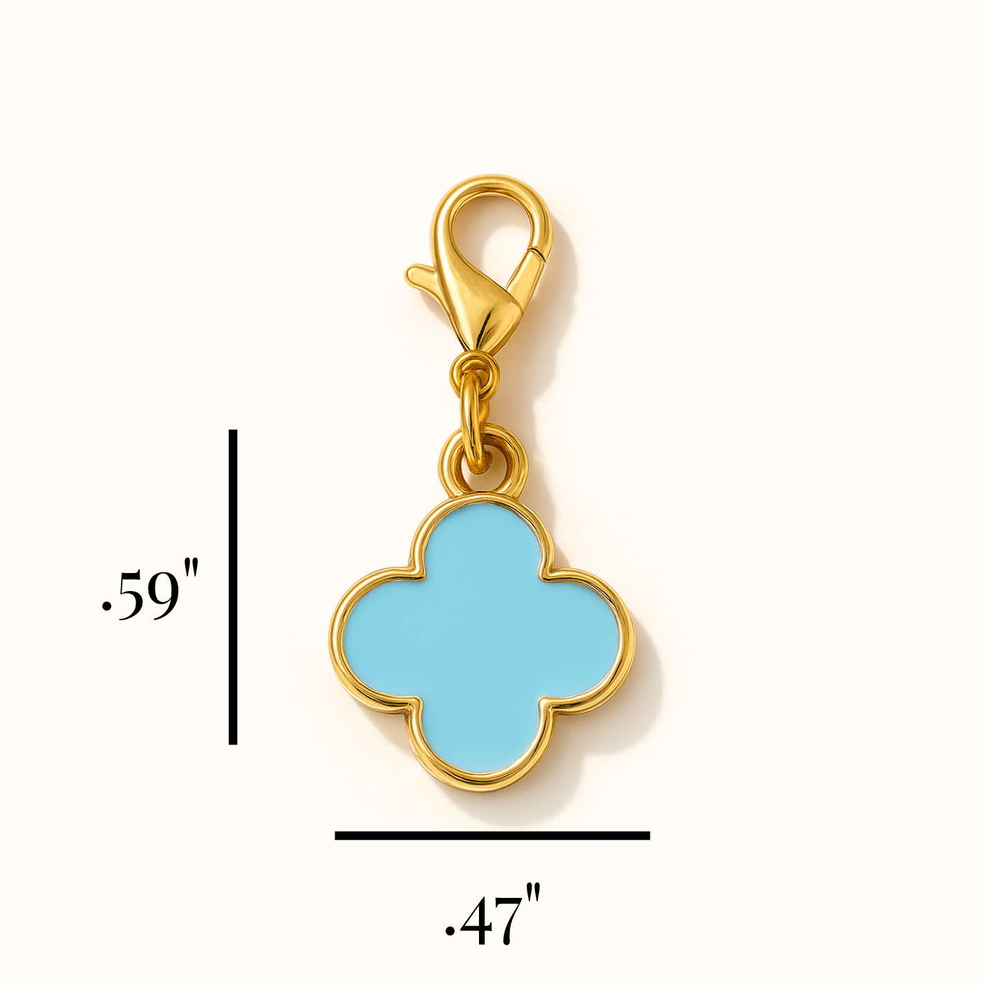Blue X Kindle Charm