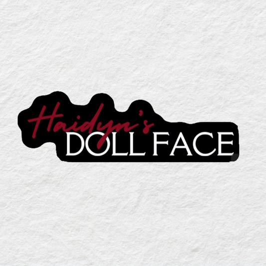 Officially Licensed Shantel Tessier Sticker - Doll Face