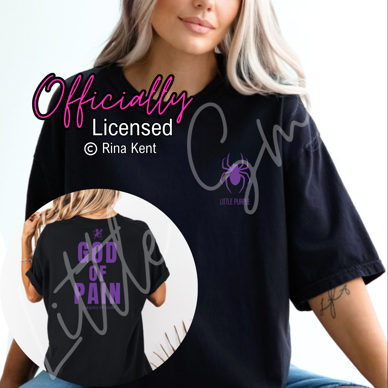 Officially Licensed Rina Kent God Of Pain Shirt