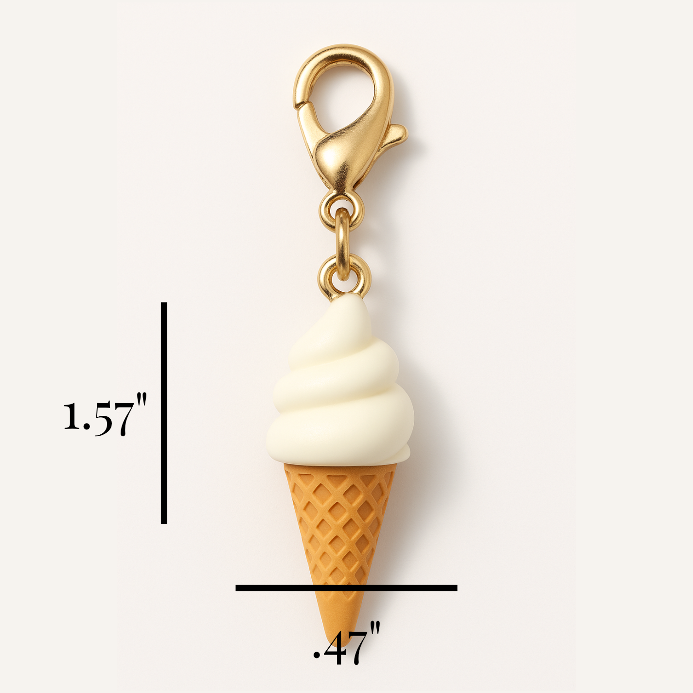 Ice Cream Kindle Charm