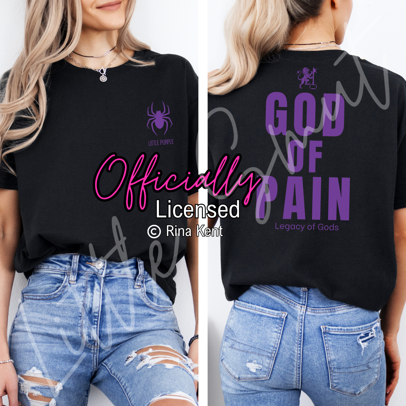 Officially Licensed Rina Kent God Of Pain Shirt