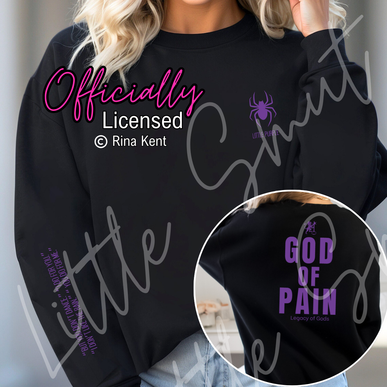 Officially Licensed Rina Kent God Of Pain Sweatshirt