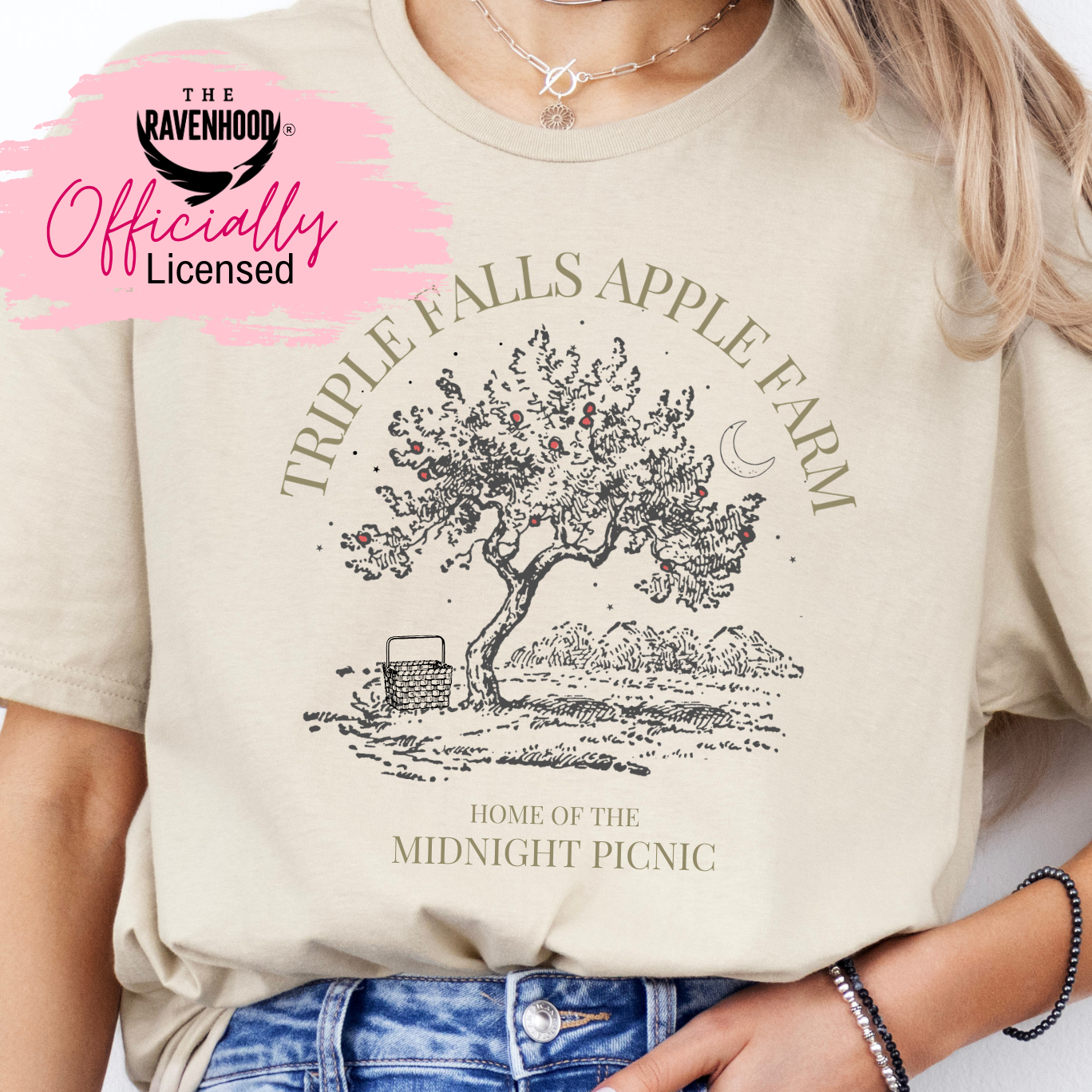 Officially Licensed Ravenhood Series Shirt- Kate Stewart - Triple Falls Apple Farm